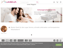 Tablet Screenshot of kindertraum.ch